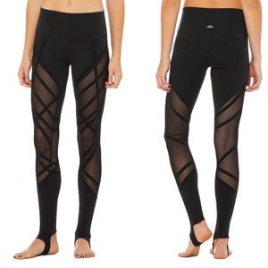 Alo Yoga High Waist Ribbon Wrap Pants Size XXS